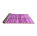 Sideview of Abstract Purple Modern Rug, abs3330pur