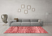 Modern Red Washable Rugs