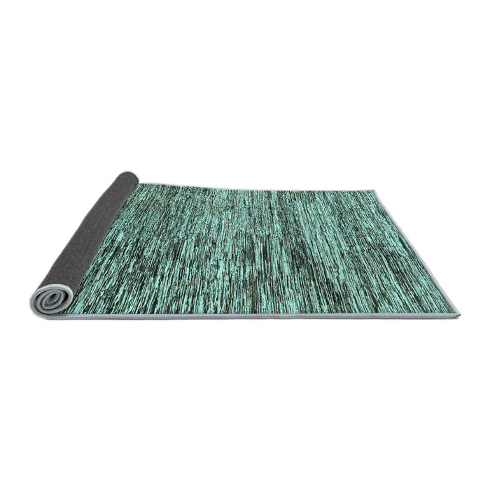 Sideview of Abstract Light Blue Modern Rug, abs3331lblu