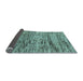 Sideview of Abstract Light Blue Modern Rug, abs3331lblu