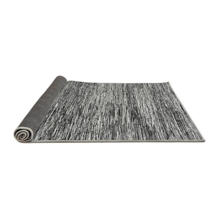 Sideview of Abstract Gray Modern Rug, abs3331gry