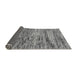 Sideview of Abstract Gray Modern Rug, abs3331gry