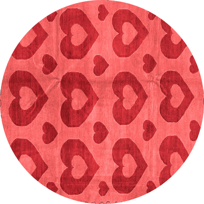 Machine Washable Abstract Red Modern Rug, wshabs3332red
