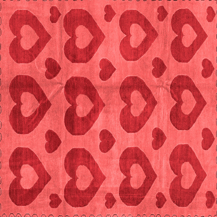 Machine Washable Abstract Red Modern Rug, wshabs3332red