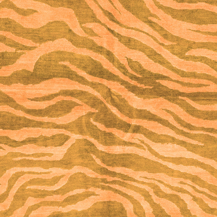 Machine Washable Animal Orange Modern Area Rugs, wshabs3333org