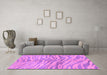 Machine Washable Animal Purple Modern Area Rugs in a Living Room, wshabs3333pur