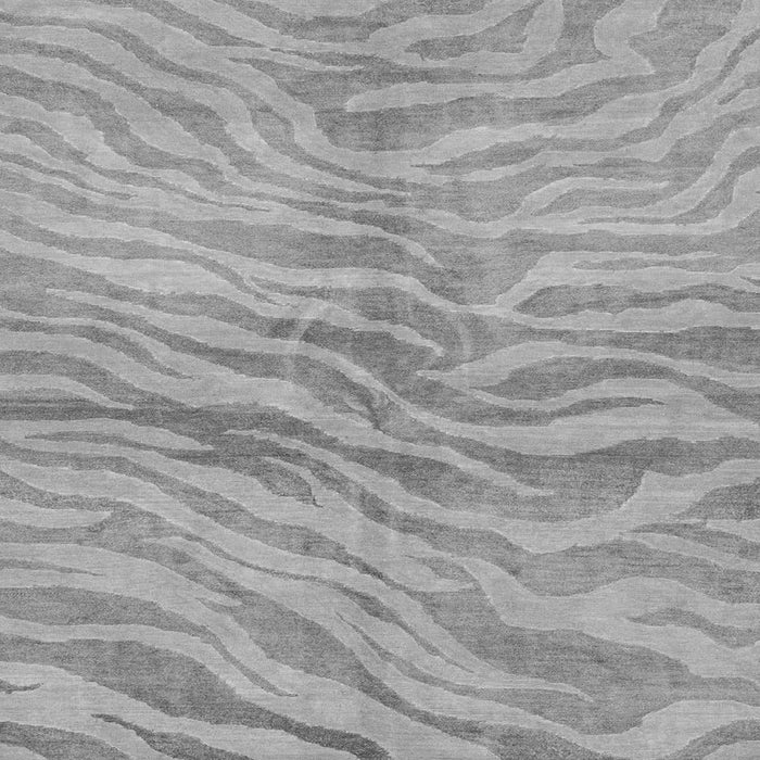 Square Machine Washable Animal Gray Modern Rug, wshabs3333gry