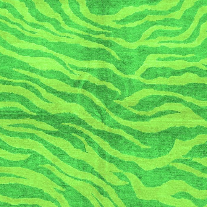 Machine Washable Animal Green Modern Area Rugs, wshabs3333grn