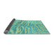 Sideview of Animal Light Blue Modern Rug, abs3333lblu