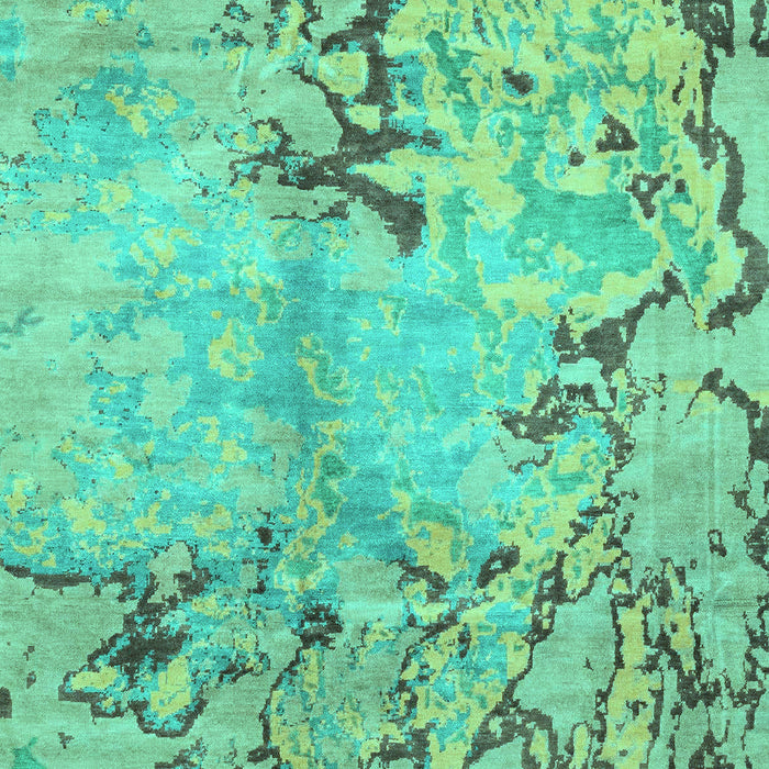Abstract Turquoise Modern Rug, abs3334turq