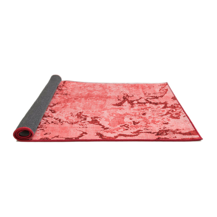 Abstract Red Modern Area Rugs