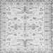 Square Oriental Gray Traditional Rug, abs3335gry