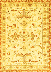 Oriental Yellow Traditional Rug, abs3335yw