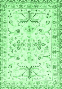 Oriental Emerald Green Traditional Rug, abs3335emgrn