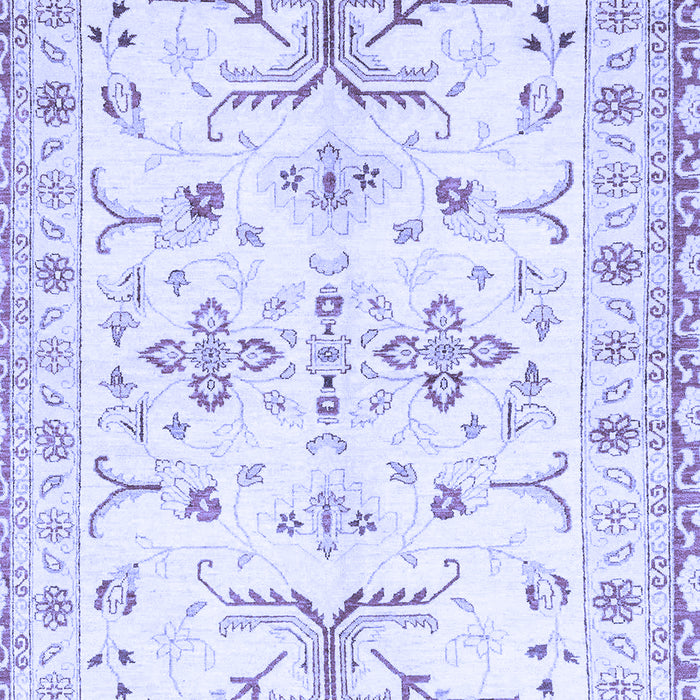 Machine Washable Oriental Blue Traditional Rug, wshabs3335blu