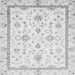 Square Oriental Gray Traditional Rug, abs3336gry