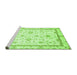 Sideview of Machine Washable Oriental Green Traditional Area Rugs, wshabs3336grn