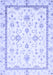 Machine Washable Oriental Blue Traditional Rug, wshabs3336blu