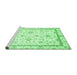 Sideview of Machine Washable Oriental Emerald Green Traditional Area Rugs, wshabs3336emgrn