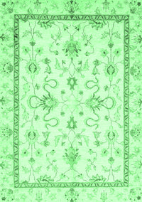 Oriental Emerald Green Traditional Rug, abs3336emgrn