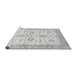 Sideview of Machine Washable Oriental Gray Traditional Rug, wshabs3337gry
