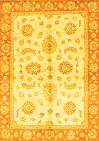 Oriental Yellow Traditional Rug, abs3337yw