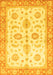 Machine Washable Oriental Yellow Traditional Rug, wshabs3337yw