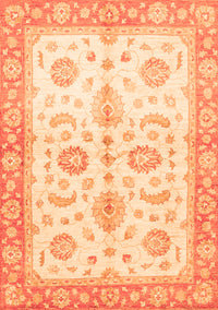 Oriental Orange Traditional Rug, abs3337org