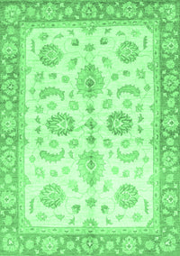 Oriental Emerald Green Traditional Rug, abs3337emgrn