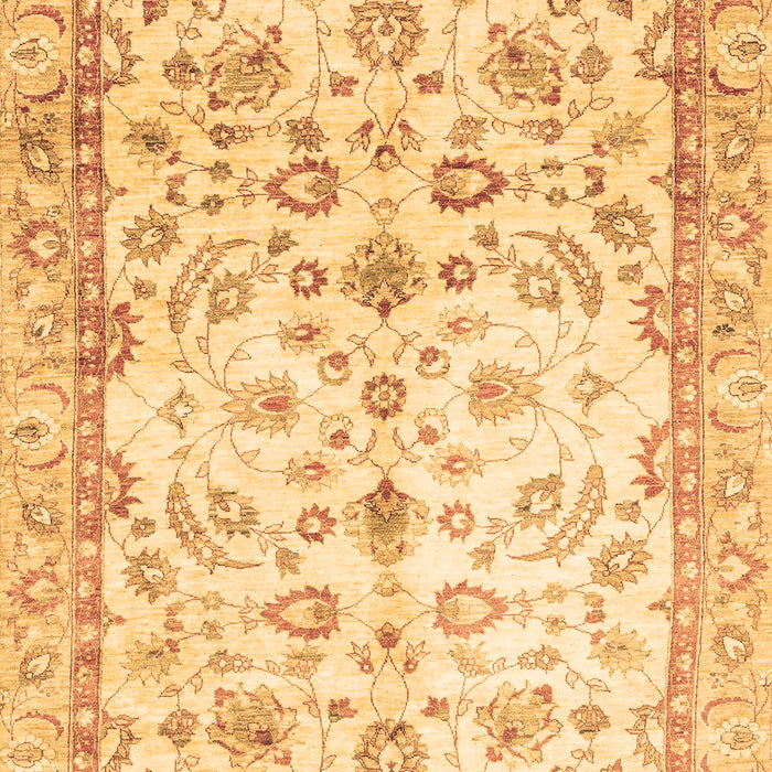 Machine Washable Oriental Brown Traditional Rug, wshabs3338brn
