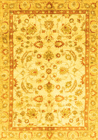 Oriental Yellow Traditional Rug, abs3338yw