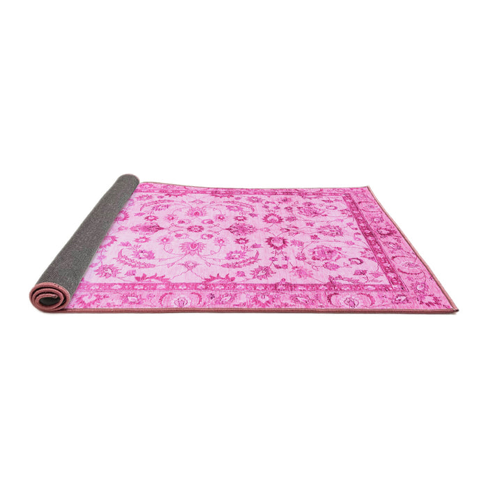 Sideview of Oriental Pink Traditional Rug, abs3338pnk