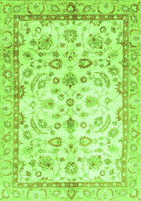 Oriental Green Traditional Rug, abs3338grn