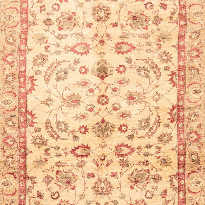 Machine Washable Abstract Mustard Yellow Rug, wshabs3338