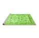 Sideview of Machine Washable Oriental Green Traditional Area Rugs, wshabs3338grn