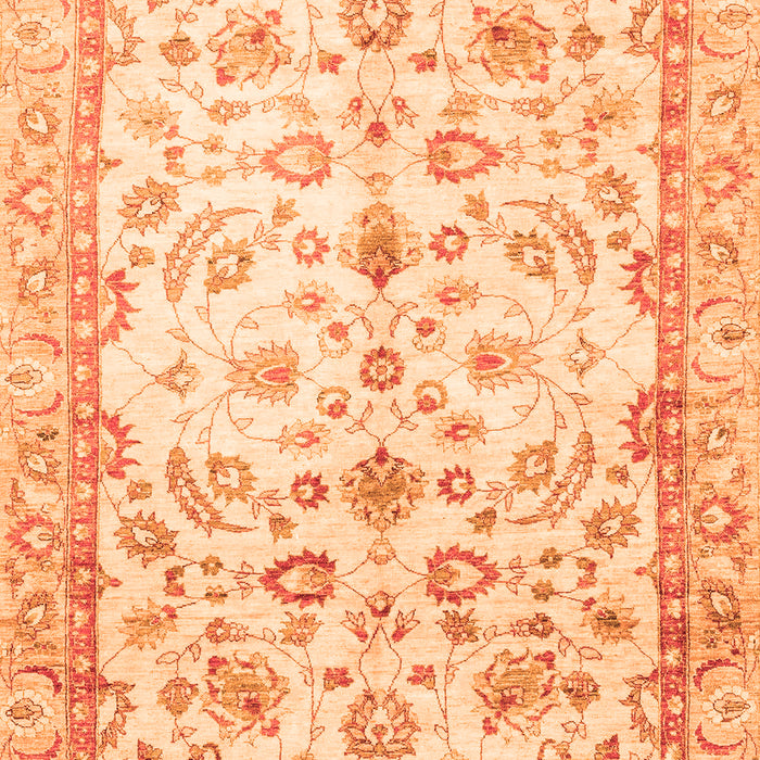 Oriental Orange Traditional Rug, abs3338org