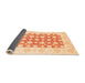 Sideview of Oriental Orange Traditional Rug, abs3339org