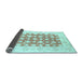 Sideview of Oriental Light Blue Traditional Rug, abs3339lblu