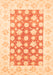 Machine Washable Oriental Orange Traditional Area Rugs, wshabs3339org