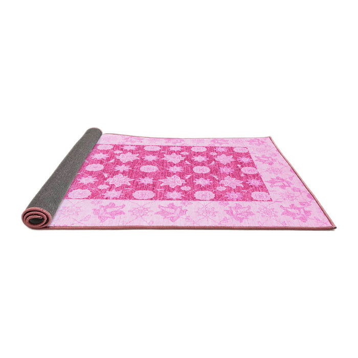 Sideview of Oriental Pink Traditional Rug, abs3339pnk