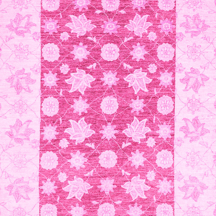Machine Washable Oriental Pink Traditional Rug, wshabs3339pnk