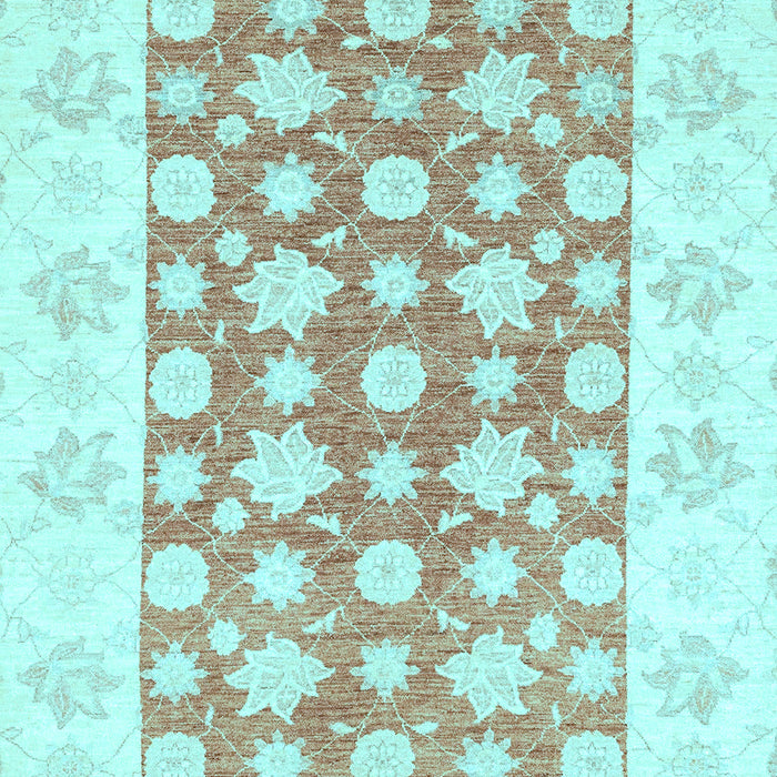Oriental Light Blue Traditional Rug, abs3339lblu