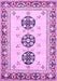 Machine Washable Abstract Purple Modern Area Rugs, wshabs333pur