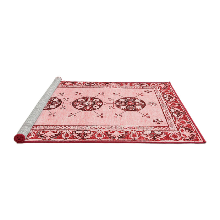 Modern Red Washable Rugs