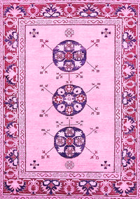 Abstract Pink Modern Rug, abs333pnk