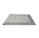 Sideview of Machine Washable Oriental Gray Traditional Rug, wshabs3340gry