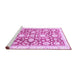 Sideview of Machine Washable Oriental Purple Traditional Area Rugs, wshabs3341pur