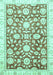 Oriental Turquoise Traditional Rug, abs3341turq