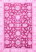 Oriental Pink Traditional Rug, abs3341pnk