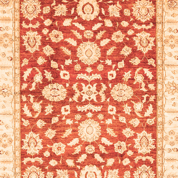 Oriental Orange Traditional Rug, abs3341org